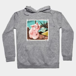 Tea Time with the pig Hoodie